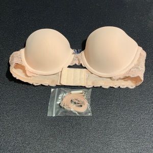 Gilly Hicks Pink 32A Strapless Bra
